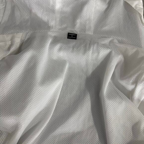 Manfinity Hiking Hoodie Windbreaker White Mesh Lining W/ Pockets, White, Small - Picture 7 of 7